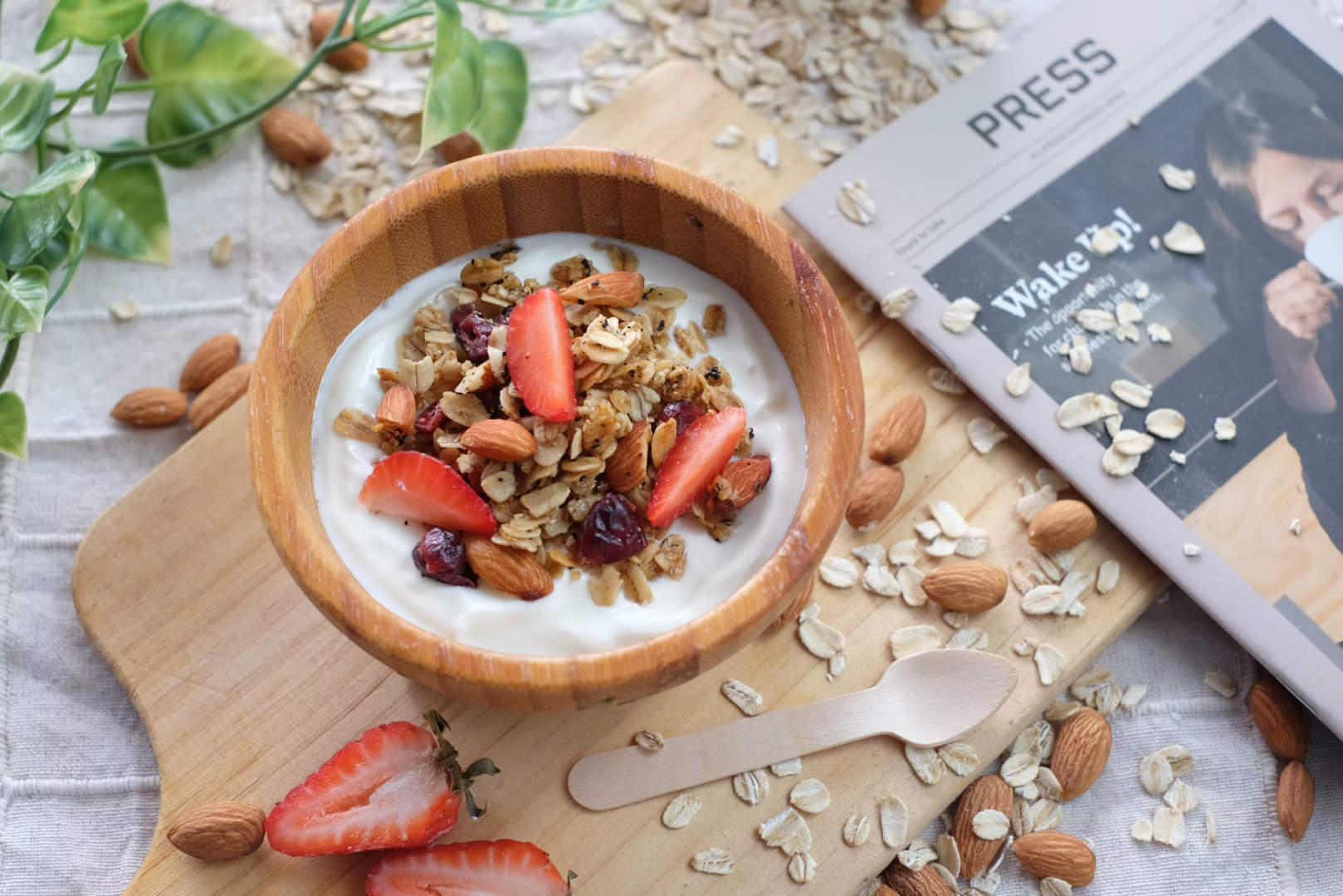 Organic Berry Oats Bowl