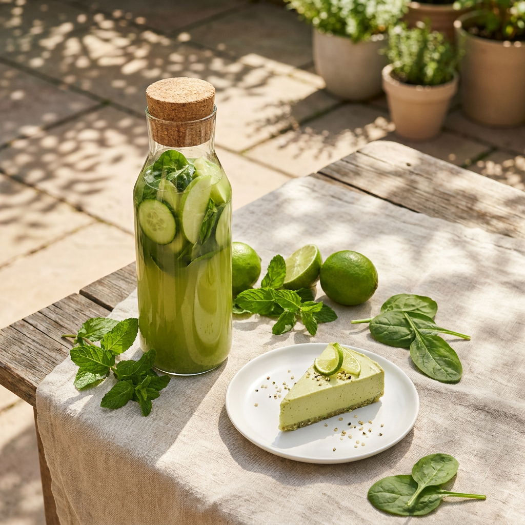 Cold-Pressed Organic Avocado Smoothies