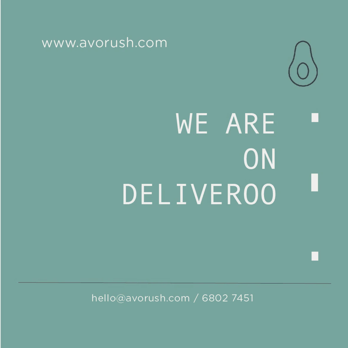 We are on Deliveroo!