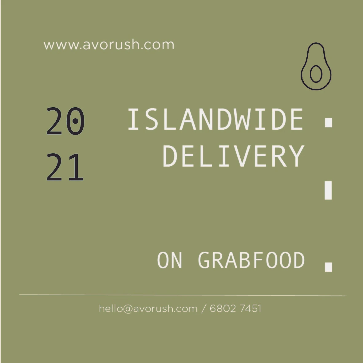 ISLANDWIDE DELIVERY on GRABFOOD